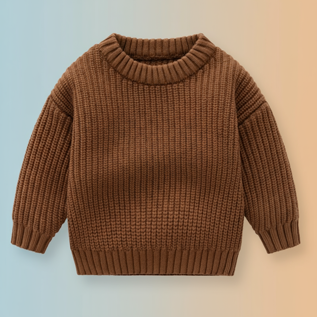 PureSoft – Classic & Cozy - Solidny sweter z dzianiny