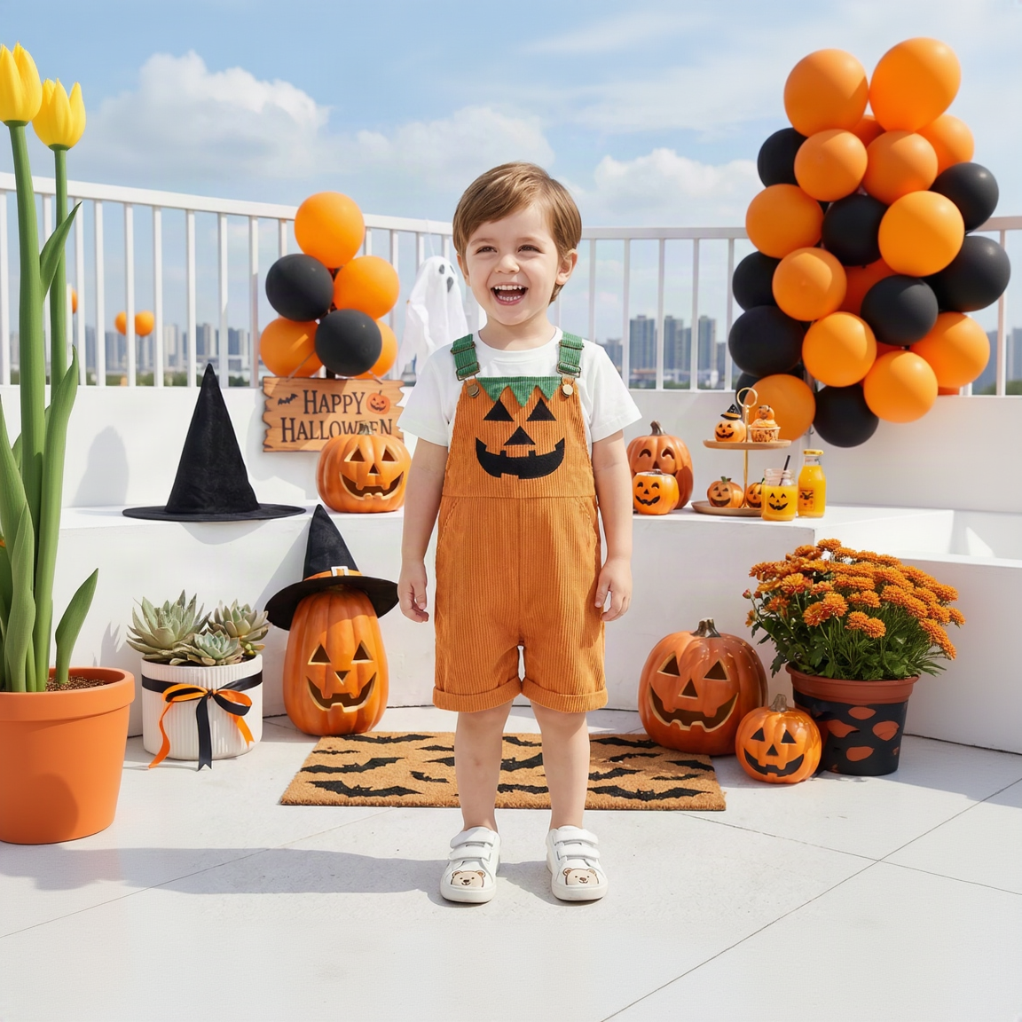 SpookyBaby – Zabawne i świąteczne – ogrodniczki na Halloween