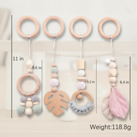 Thumbnail for Wooden Baby Rattle Toy – Rozwój zmysłów i bezpieczeństwo – Baby Gym