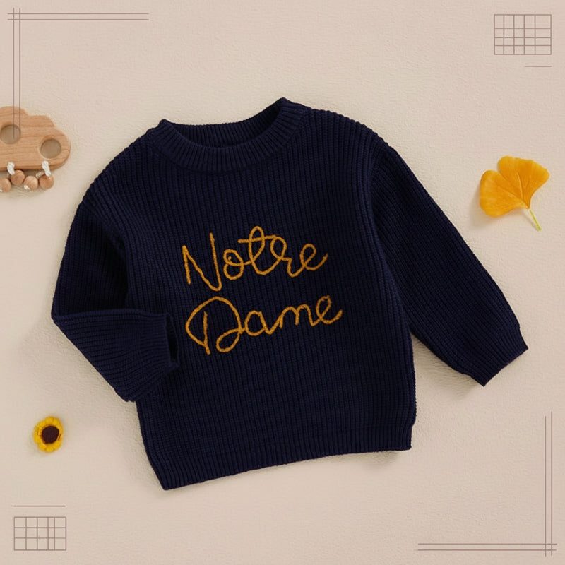 WarmWeave – Wygodny i zabawny – sweter „Notre Dame”