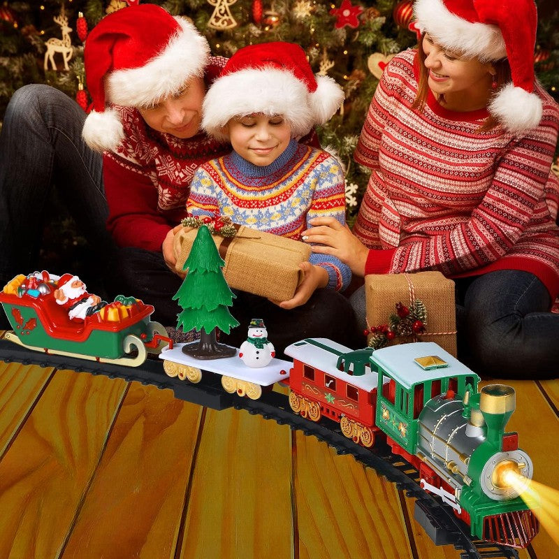 XmasTrain – Świąteczny i zabawny – elektryczny zestaw kolejowy na Boże Narodzenie