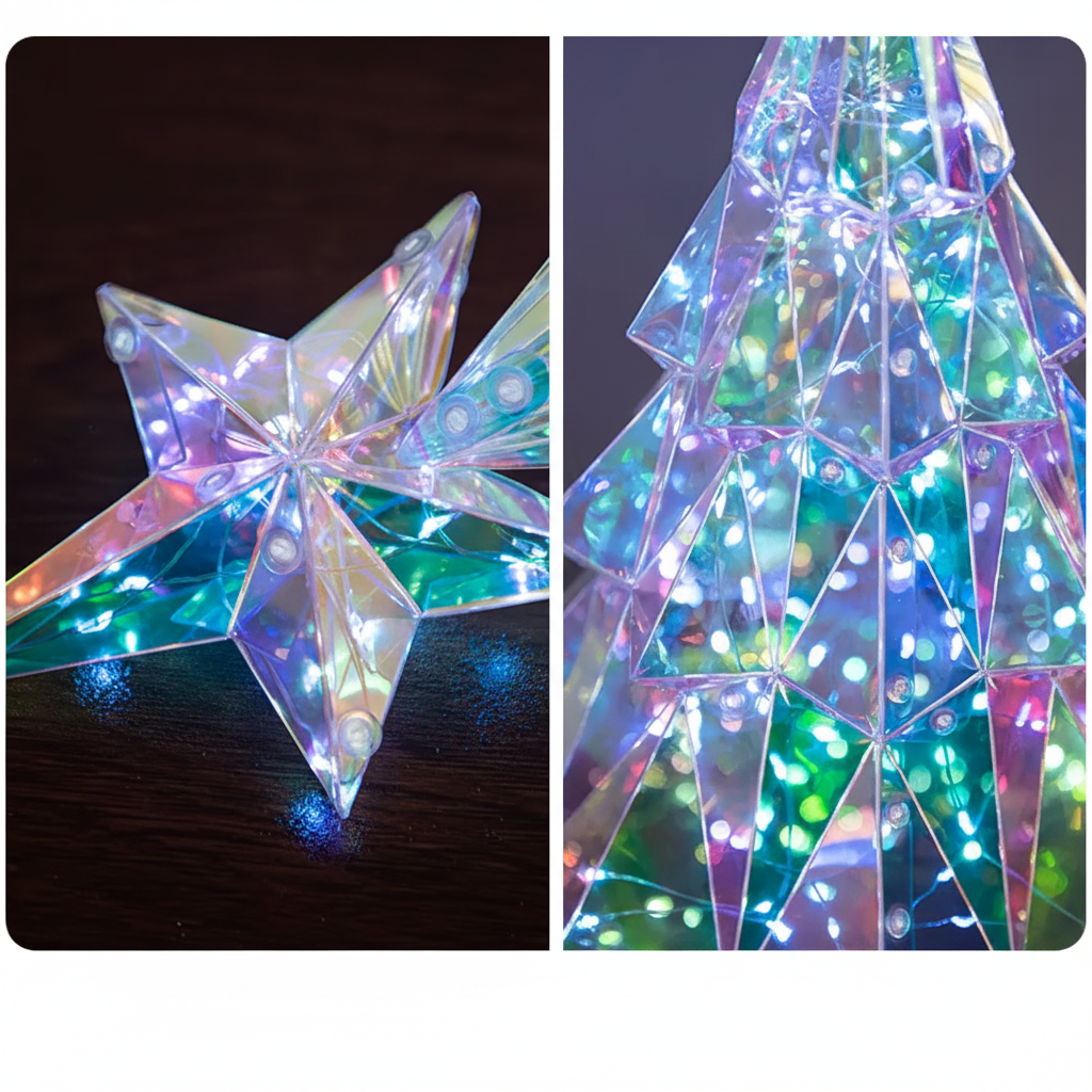 CrystalGlow – Świąteczna i nastrojowa – ozdobna choinka LED