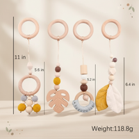 Thumbnail for Wooden Baby Rattle Toy – Rozwój zmysłów i bezpieczeństwo – Baby Gym