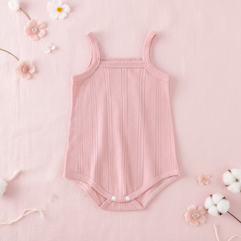 Summer Bodysuit – Lekki i wygodny – dzianinowy body dla niemowląt