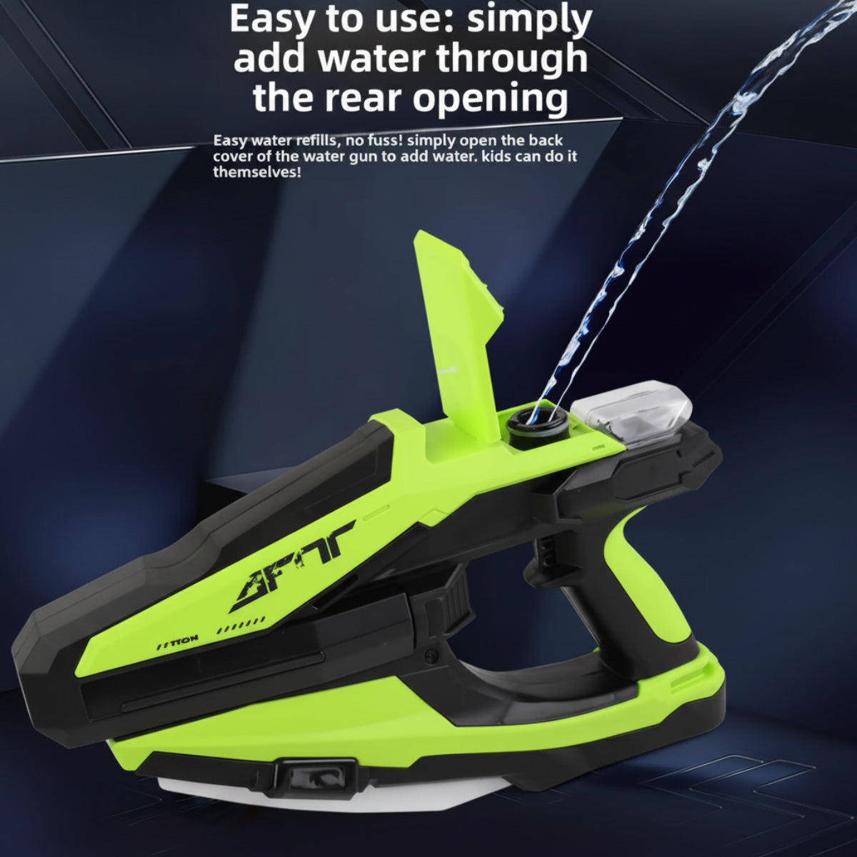WaterStrike – Siła i zabawa – automatyczny pistolet na wodę Tomahawk
