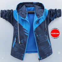 Thumbnail for Reversible Kids Jacket – Wodoodporna i wiatroszczelna – lekka kurtka