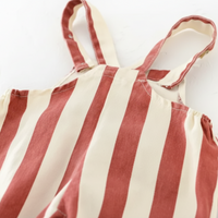 Thumbnail for Striped Overall Romper – Miękkość i wygoda – kombinezon dziecięcy