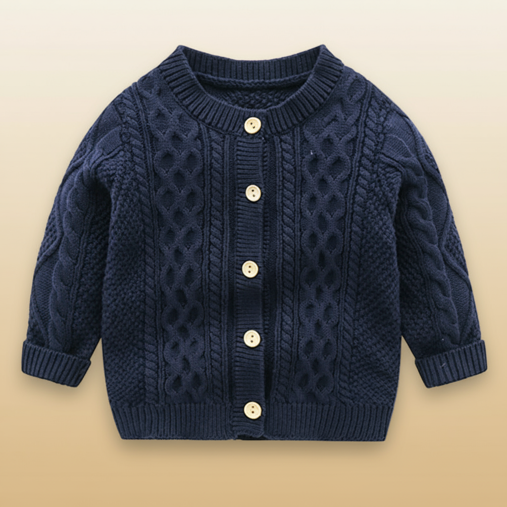 CozyCub – Wygodny i modny – dzianinowy sweter dziecięcy