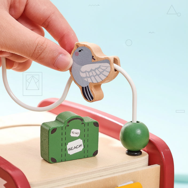 BusyRide – Edukacyjny i wszechstronny – drewniany zestaw Montessori