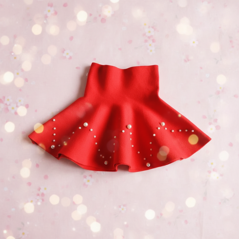Girls Knitted Skirt – Komfort i styl – spódniczka dziecięca