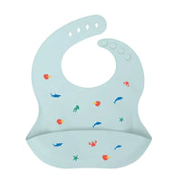 Thumbnail for Silicone Bib - Wodoodporny i modny - silikonowy śliniak dla niemowląt