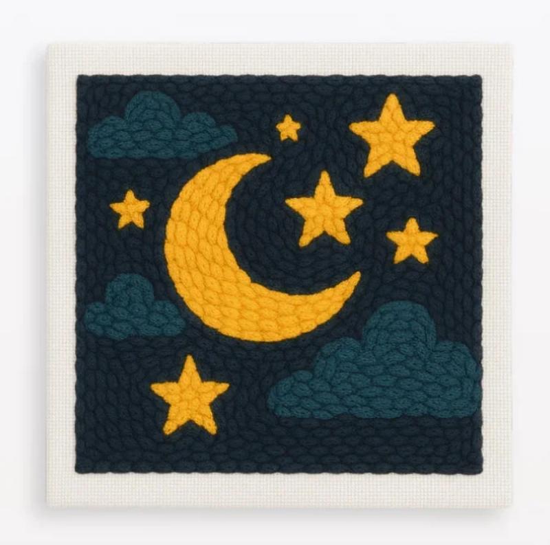 ThreadArt – Ręcznie robione i kolorowe – Zestaw do haftowania zwierząt