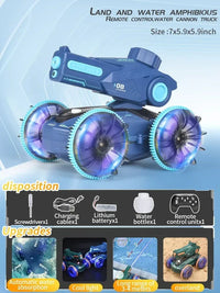 Thumbnail for Aqua Racer™ – Podwójna wytrzymałość – Samochód wyścigowy RC amfibia