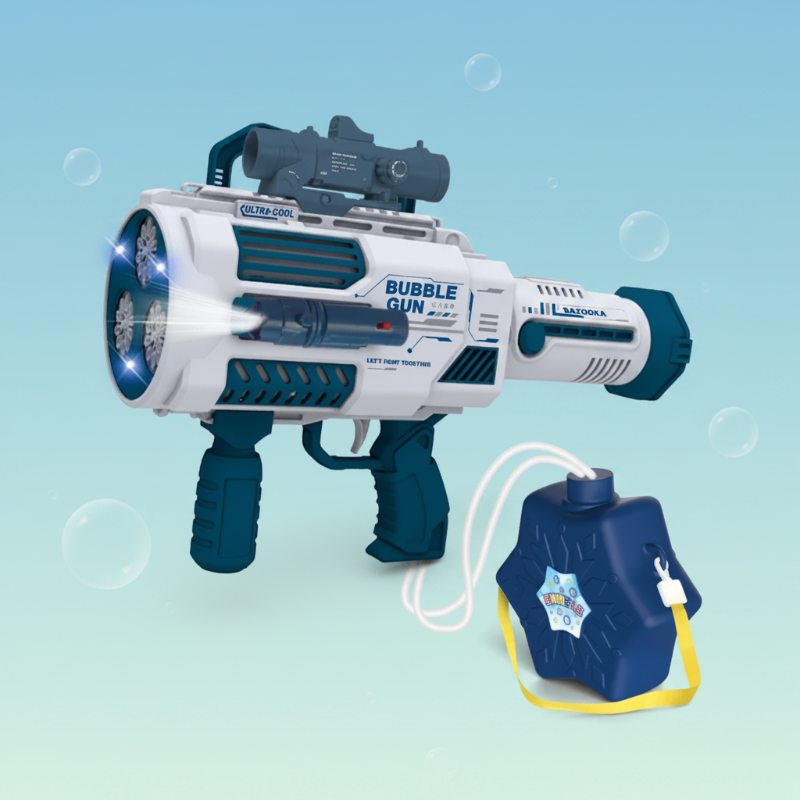 Light Up Bubble Gun – Zabawa i muzyka – pistolet do baniek mydlanych