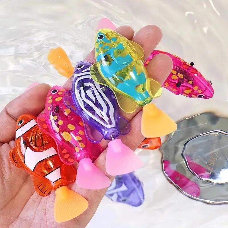 TinySwim – Zabawa i ruch – elektroniczna rybka do pływania z diodą LED