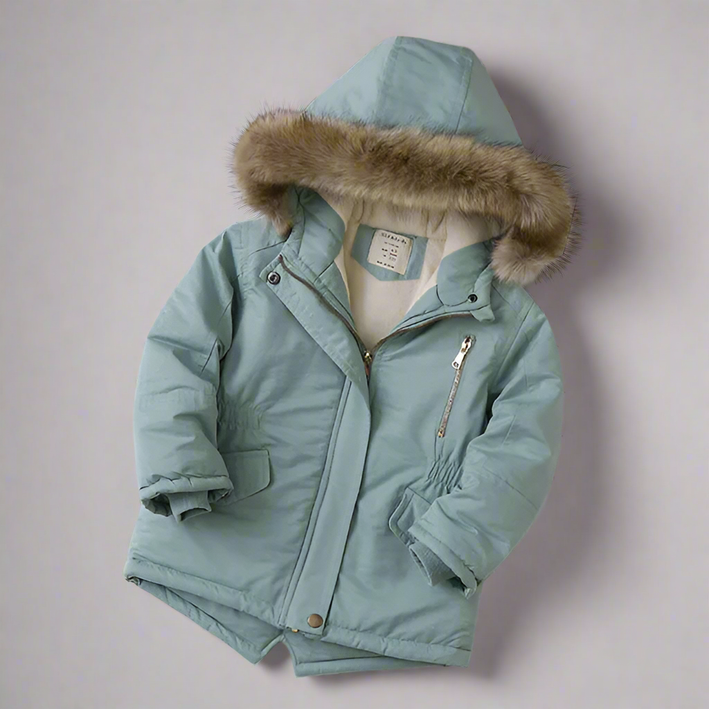 CozyTrend – Elegancka i ciepła – kurtka zimowa z futrzanym kołnierzem