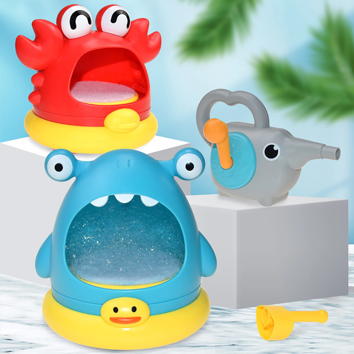 BubblePlay – Edukacyjne i zabawne – zabawka do kąpieli „Krab Bubbel”