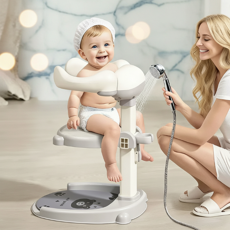 LittleSplash – Stabilny i bezpieczny – stojak pod prysznic dla niemowląt