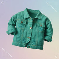 Thumbnail for Kurtka dżinsowa Candy Color – lekka kurtka dżinsowa dla dzieci