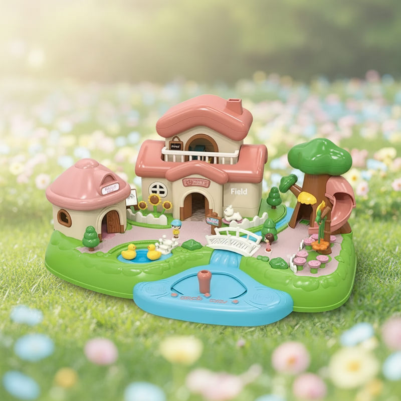 Magnetic Princess Castle – Kreatywne i magiczne – zestaw do zabawy z magnetycznym domkiem dla lalek