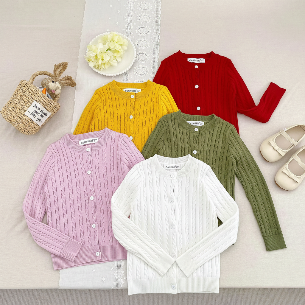 CozyBelle – Elegancka i ciepła – dzianinowa kamizelka z guzikami