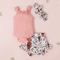 Thumbnail for Baby Girl Summer Outfit – Urocze i zwiewne – zestaw ubranek dla niemowląt