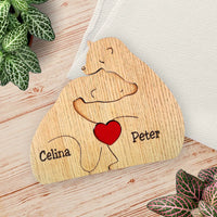 Thumbnail for Family Puzzle™ – spersonalizowany prezent na Dzień Matki z rodziną misiów