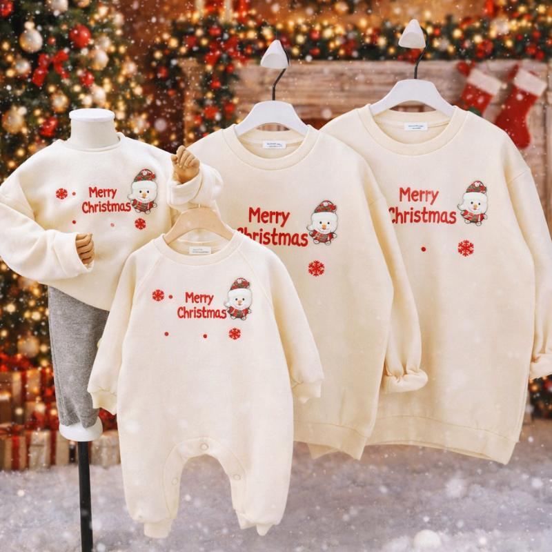FamXmas – Świąteczny kombinezon i sweter dla całej rodziny