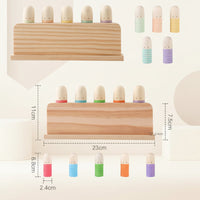 Thumbnail for Color Spring – Zabawa i rozwój – Drewniane zabawki sensoryczne dla niemowląt