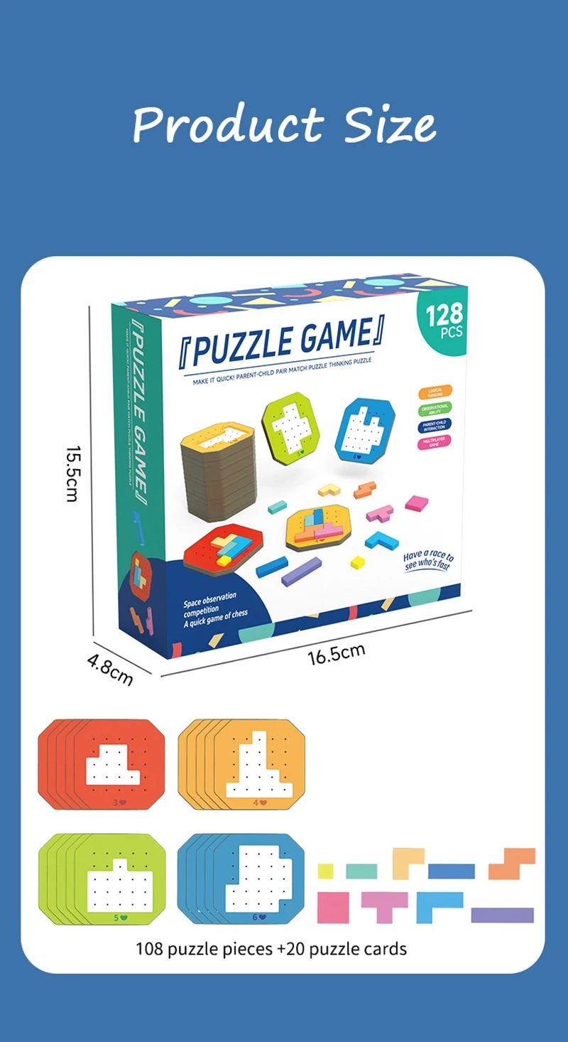 Logic Blocks™ – Kolor i kreatywność – Puzzle geometryczne
