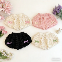 Thumbnail for LovelyBloom – Miękkie i urocze – dziecięce spodenki z falbankami i kokardką