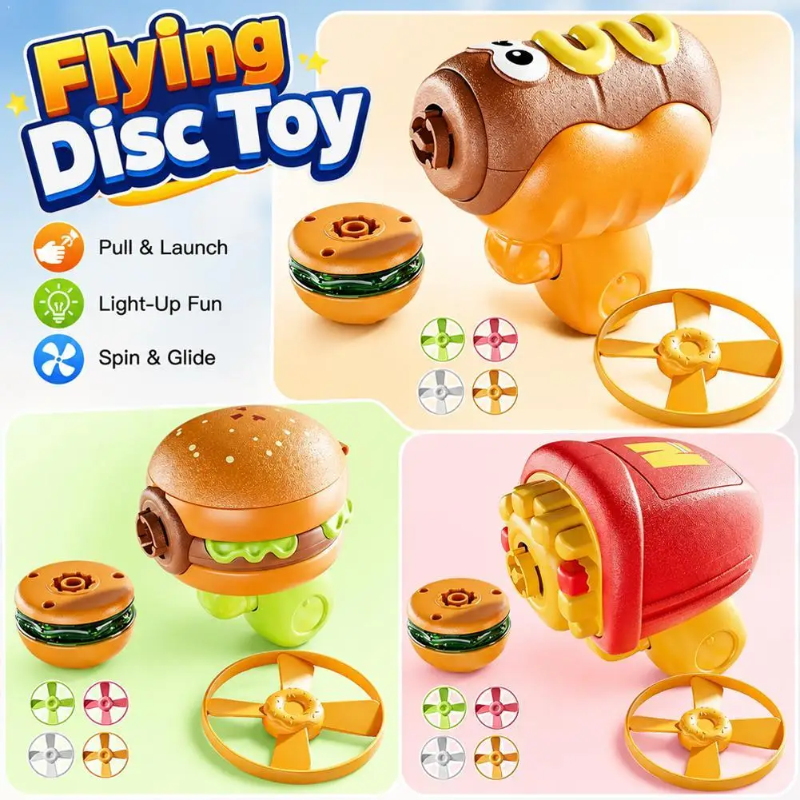 Flying Disk Toy – Kreatywność i ruch – Gyro Gun