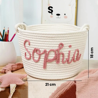Thumbnail for CuddleBasket – Urocze i osobiste – spersonalizowany kosz na pieluchy