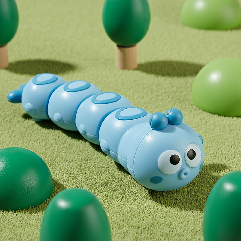 Wind-Up Caterpillar – Zabawne i ruchome – zabawki do raczkowania