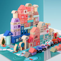 Thumbnail for BuildJoy – Edukacyjne i zabawne – Drewniane klocki budowlane w mieście