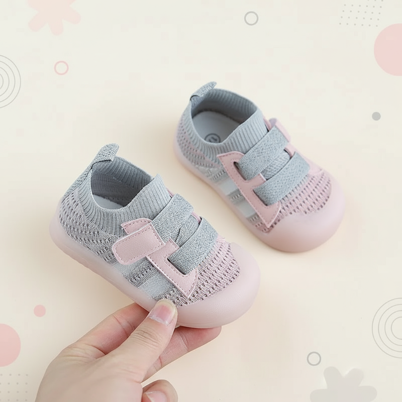 TinyRunner – Sportowe i oddychające - siateczkowe buty dziecięce z miękką podeszwą