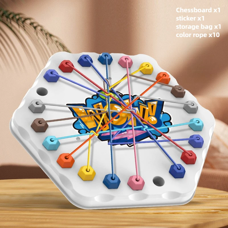 Color Rope Logic Game – Myślenie i interakcja – gra planszowa