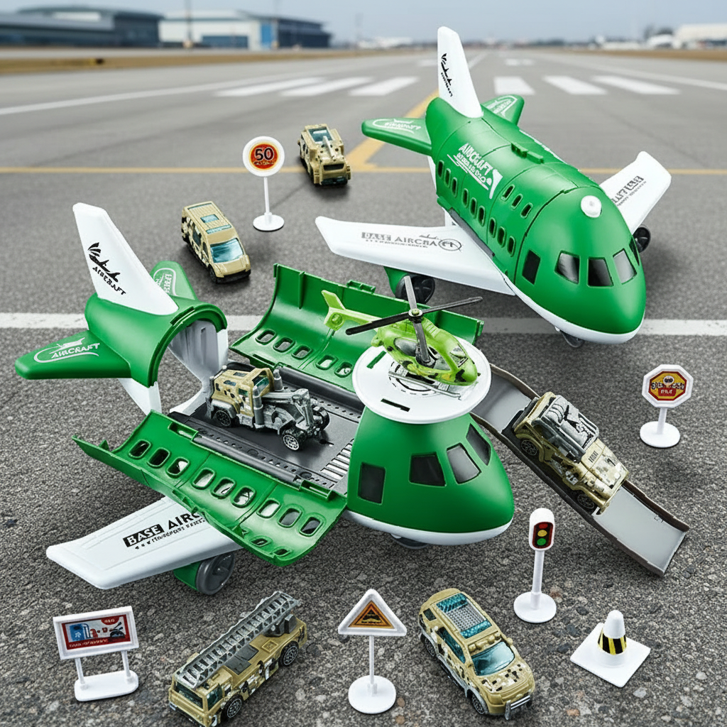 MiniAirBase – interaktywny i edukacyjny zestaw zabawowy z lotniskiem i pojazdami