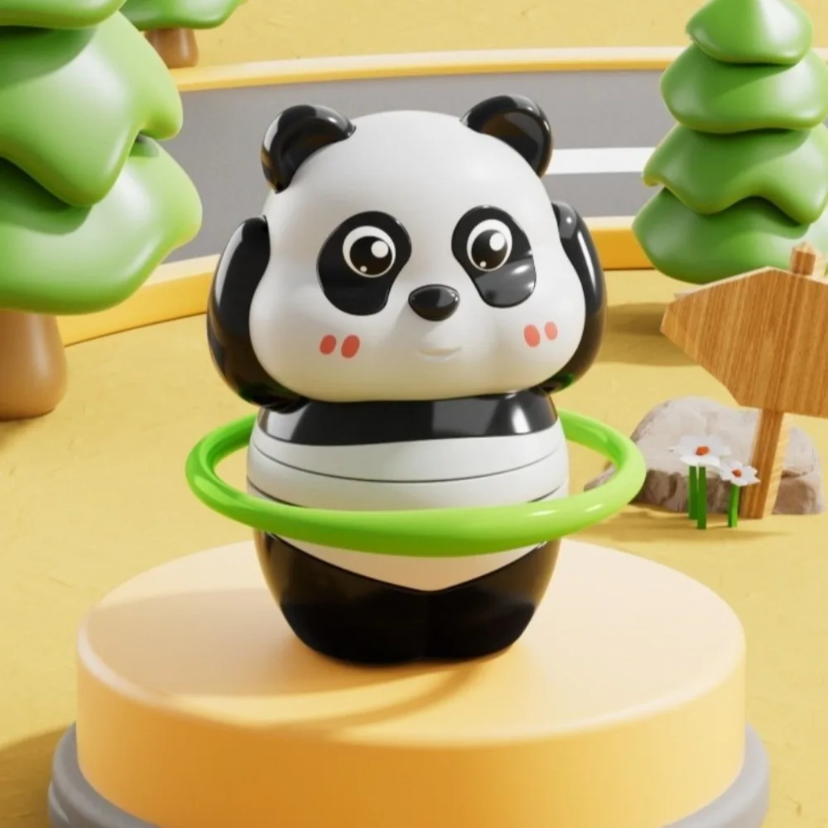 PandaPlay – Zabawna i aktywna – zabawka-panda z mechanizmem nakręcanym
