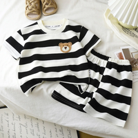 Thumbnail for Kids Stripe Outfit – Modne i wygodne – letni strój dla dzieci