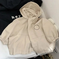 Thumbnail for Mini Fashion – Odporna na warunki atmosferyczne i lekka – kurtka wiatrówka z kapturem