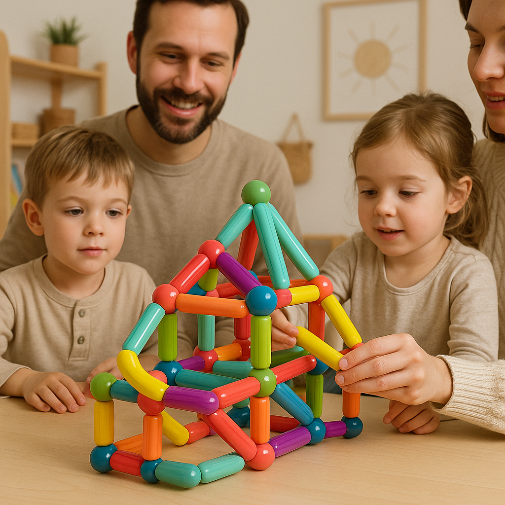 Magnet Toys™ - Pałeczki magnetyczne - Rozwijanie kreatywności