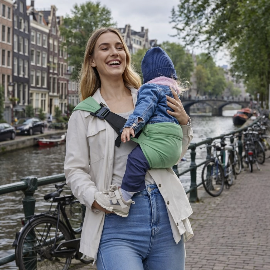 Baby Sling Carrier™ - Dodatkowy szeroki pas nośny - Ergonomiczny nosidełko biodrowe