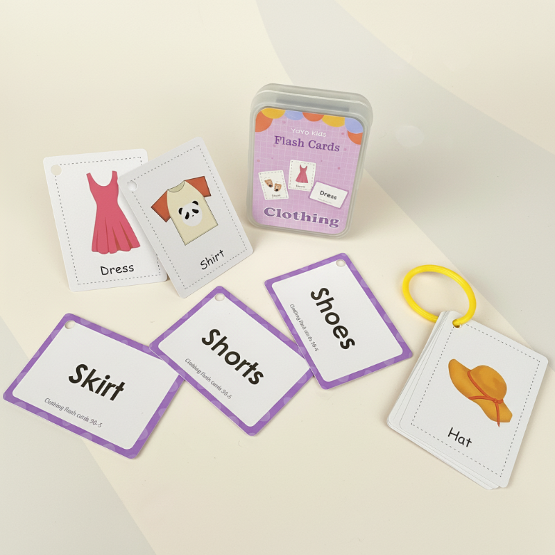 SmartyCards – Wesołe i bogate językowo – Karty edukacyjne z słowami (angielski)