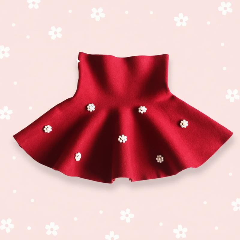 Girls Knitted Skirt – Komfort i styl – spódniczka dziecięca