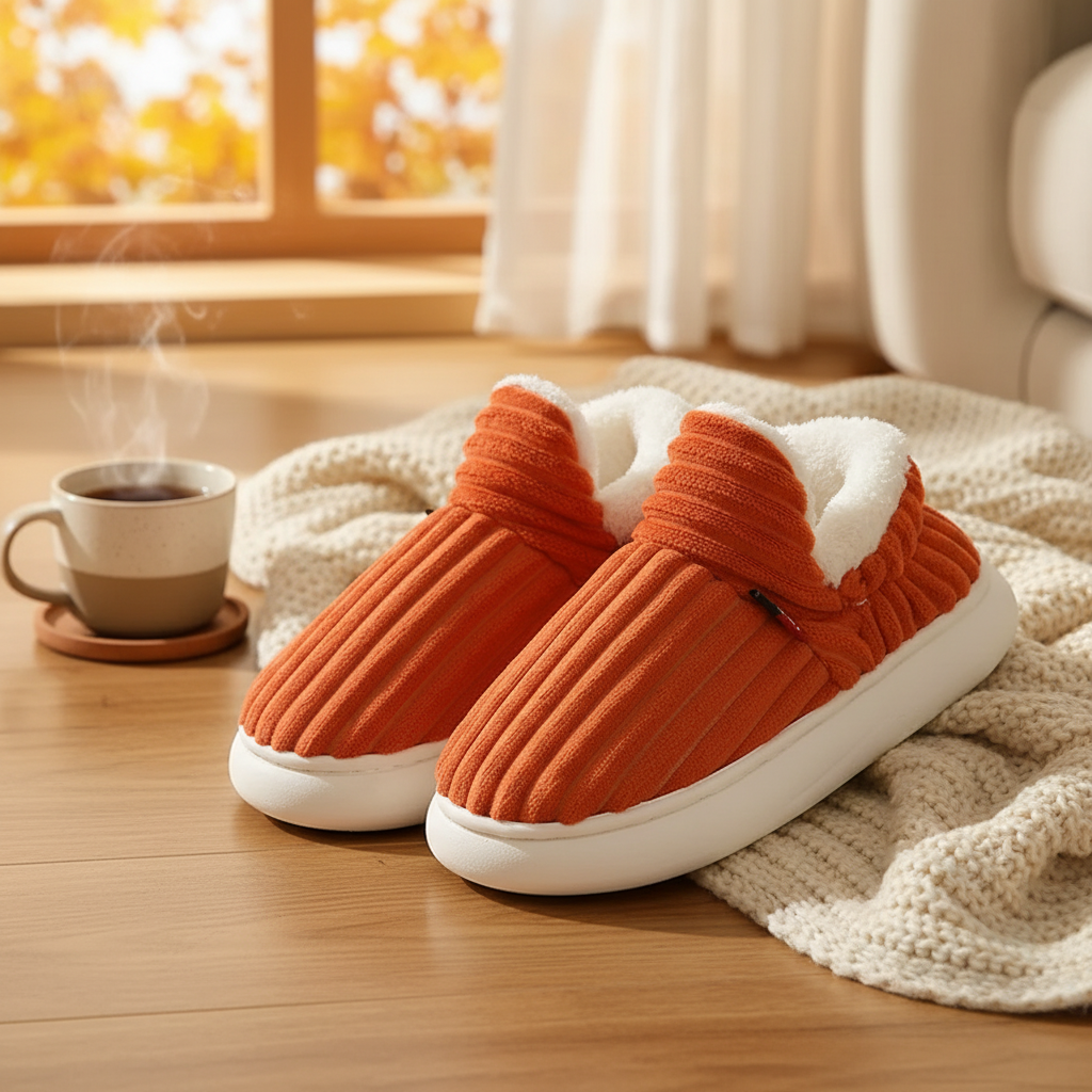 WarmNest – miękkie i ciepłe – antypoślizgowe kapcie