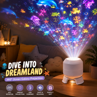 Thumbnail for SeaDream – Zabawa i nauka – obrotowa lampka nocna LED 360°