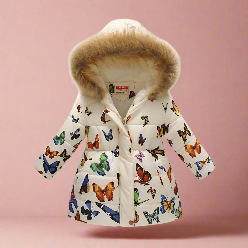 CozyTrend – Elegancka i przytulna – pikowana kurtka zimowa dla dziewczynek