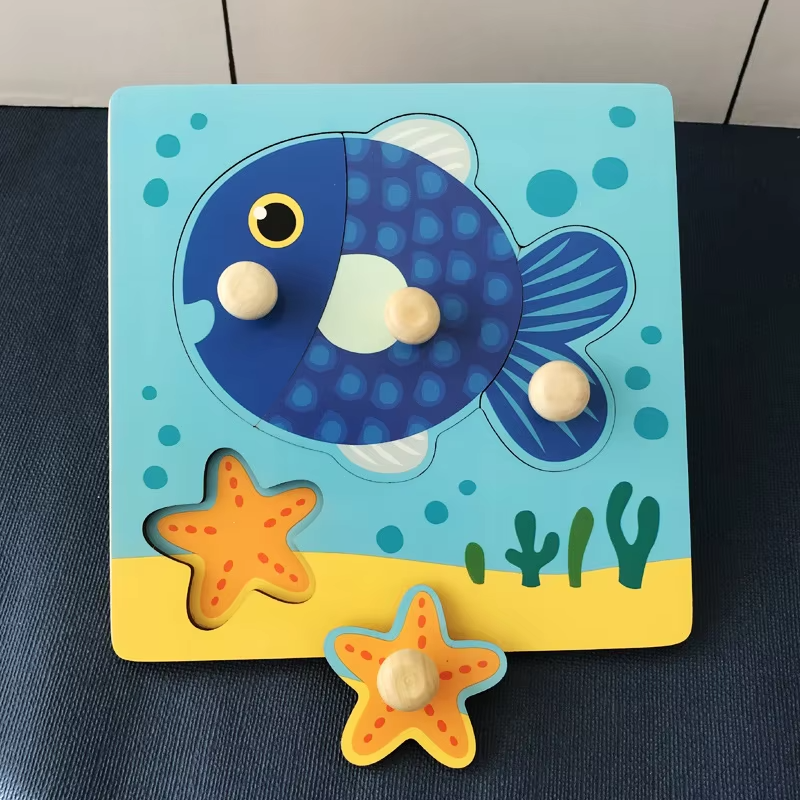 Clever Puzzle™ - Drewniana układanka dla dzieci - Drewniane puzzle