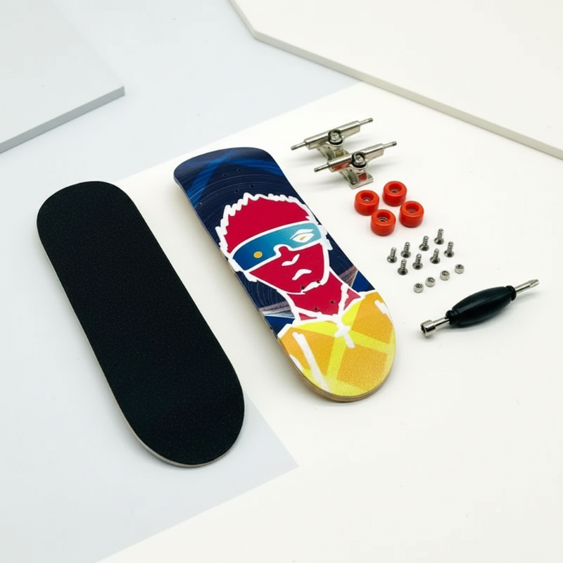 MiniDeck – Wytrzymały i elastyczny – deskorolka na palce